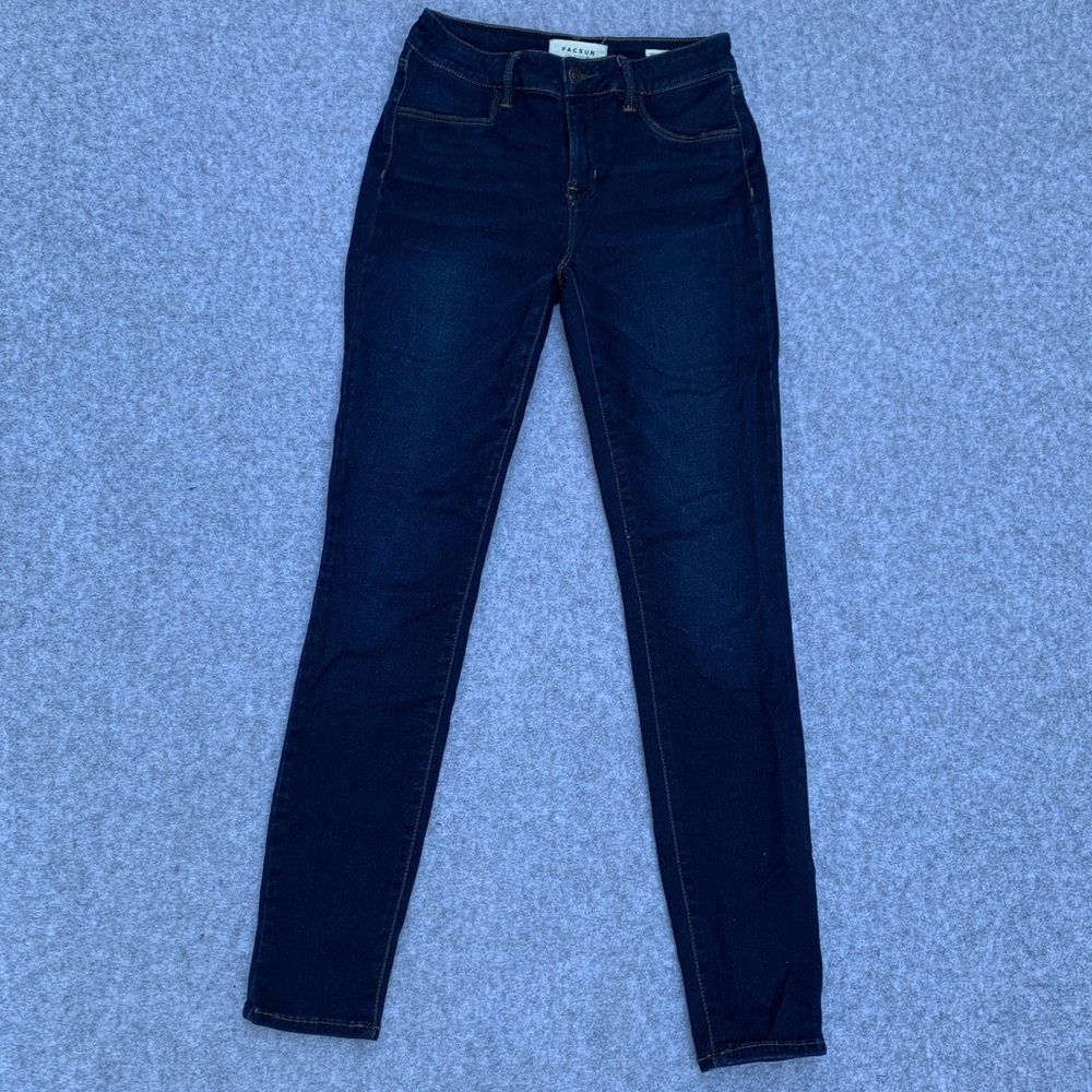 Pacsun | High-waisted Dark Wash Jeggings